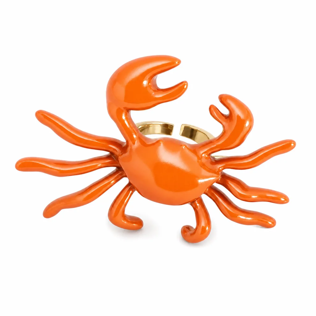 Anillo Cangrejo Naranja — vista 6 de 6