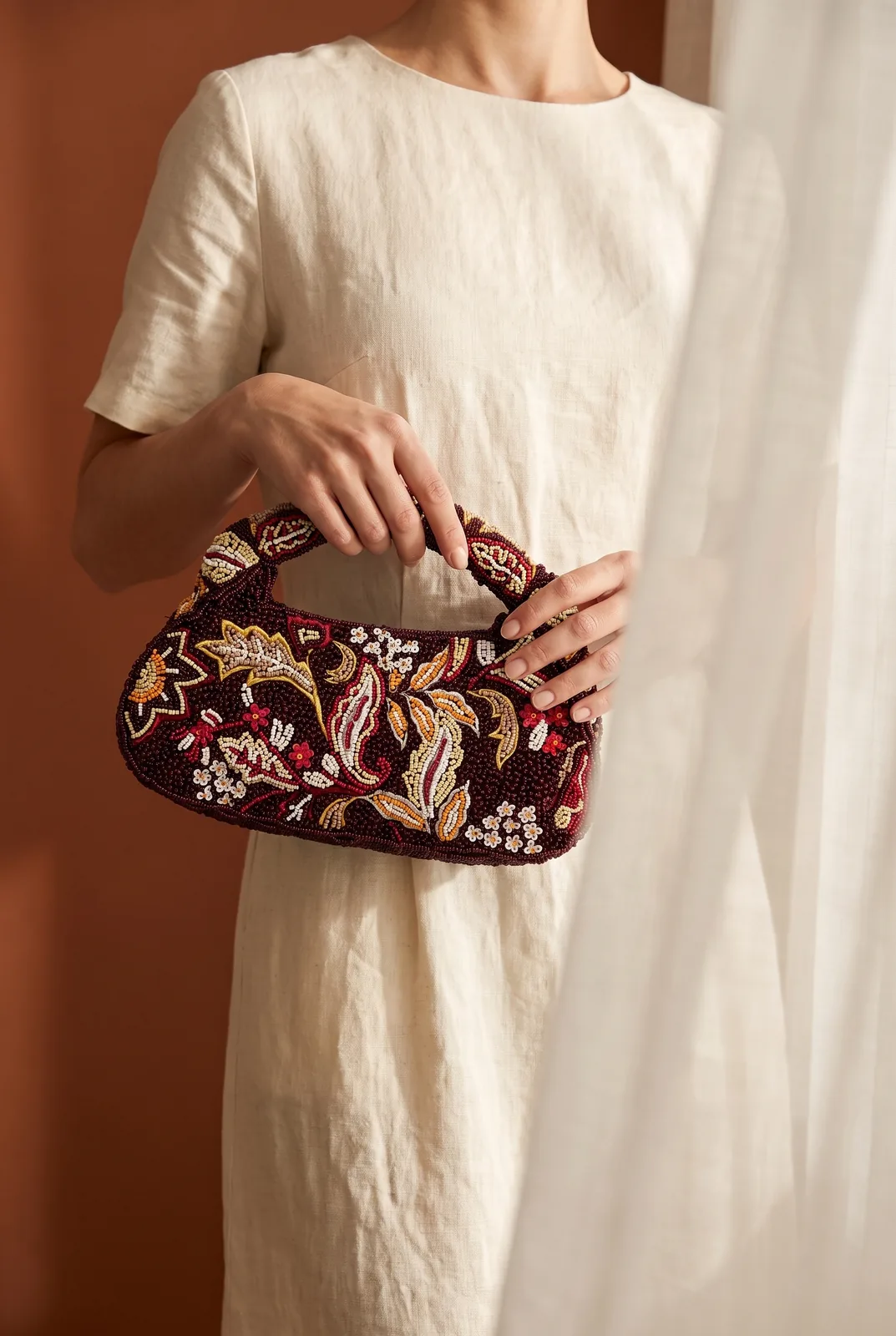 Bolso Paisley Vinotinto — SYLVI