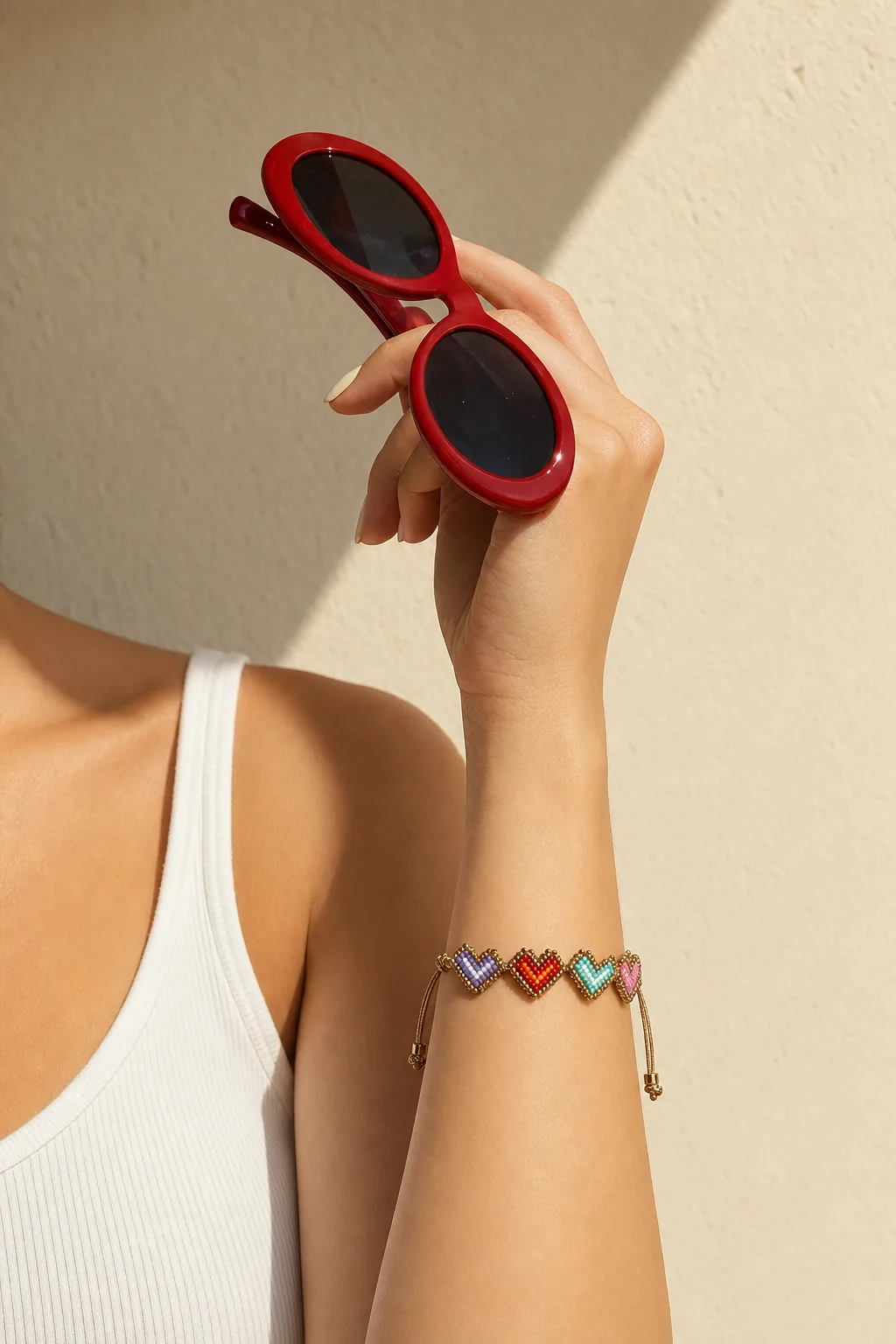 Pulsera Corazones Miyuki — vista 3 de 5