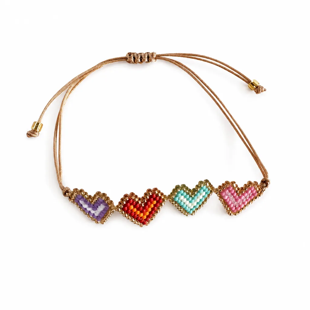 Pulsera Corazones Miyuki — vista 4 de 5