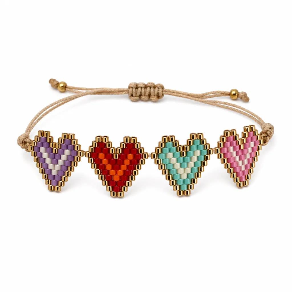 Pulsera Corazones Miyuki — vista 5 de 5