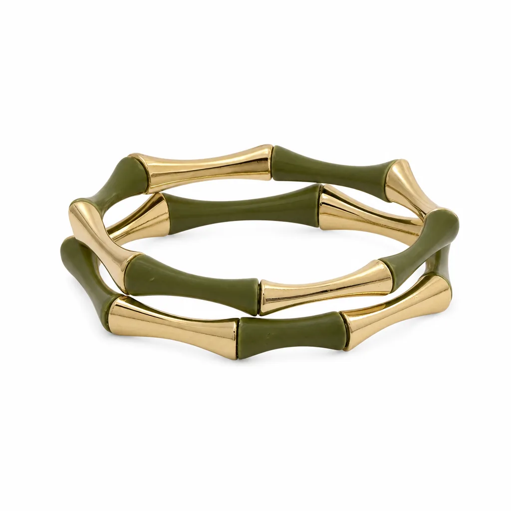 Pulseras Bambú Oliva — vista 4 de 5